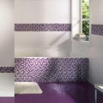 Bathroom Tiles Ideas for Small Bathrooms purple colored bathroom tiles