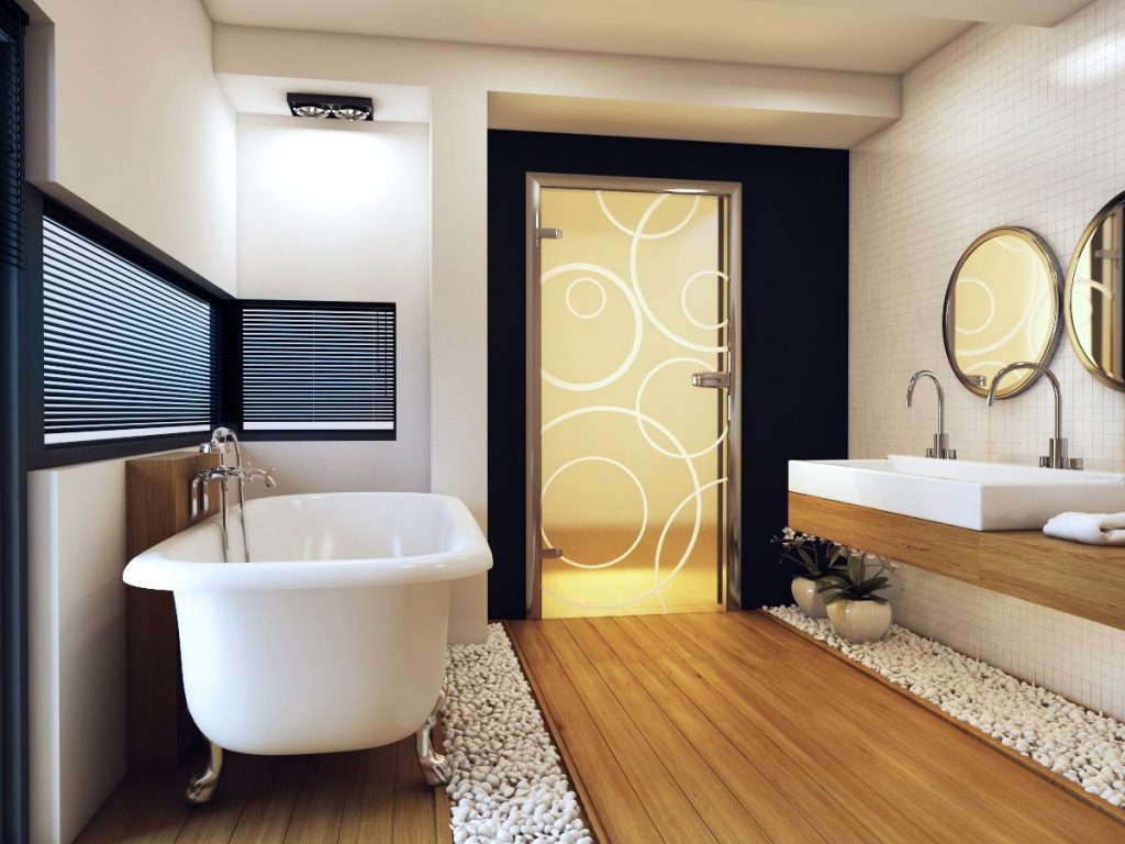Критерии выбора коврика для просторной ванной комнаты 