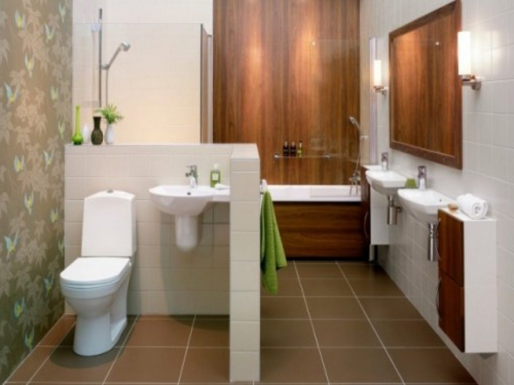 Модное решение в дизайне для ванной комнаты и туалета 