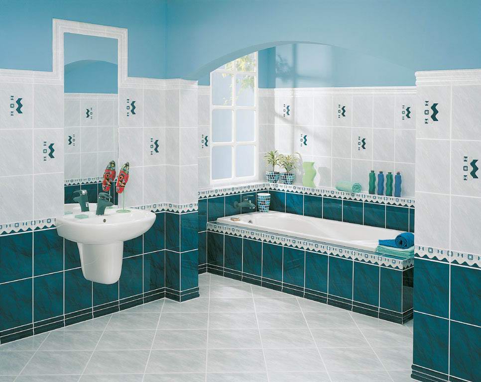 Преимущества плитки разных оттенков для ванной комнаты