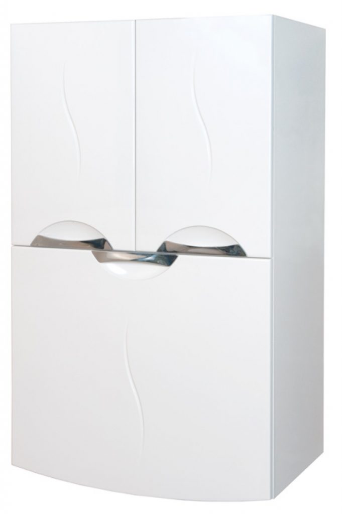 Современный оригинальный дизайн белого навесного шкафа для ванной комнаты 
