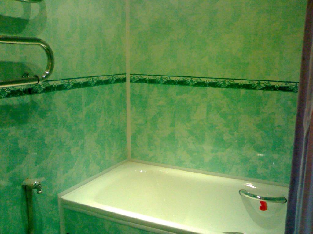 Оригинальные панели пвх в интерьере ванной комнаты