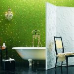 beautiful tile design green bathroom 1