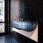 black bathroom tiles unique 1