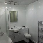 white sparkle bathroom