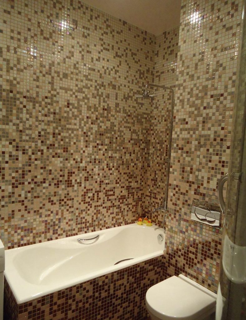 мозаичная плитка для ванной, мозаичное оформление