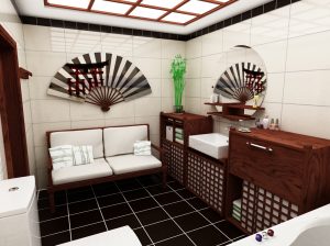японский стиль ванной 6 кв метров