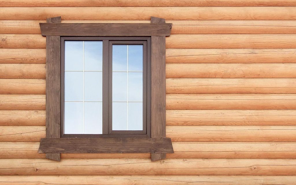 Деревянные окна для бани