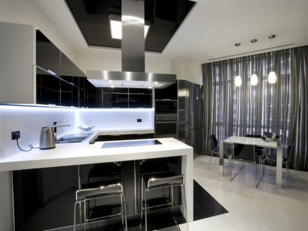 Кухня в стиле хай тек — 83 фото предложения для самого современного дизайна!