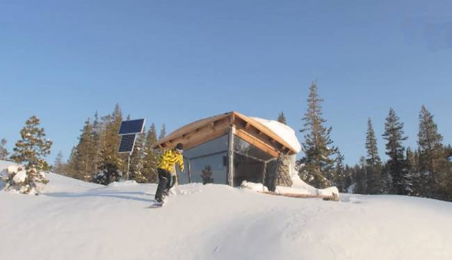 Мечта сноубордиста: фото домика в горах