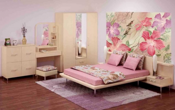 Обои двух цветов в спальне — самые популярные сочетания цвета в интерьере (148 фото)