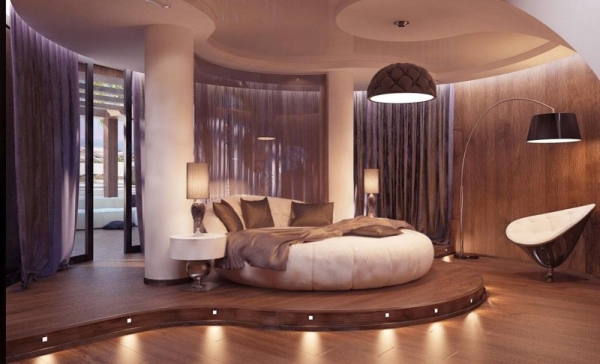 Подиум в спальне — оригинальный способ оформления в лучшем интерьере!