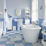 blue bathroom makeover 2