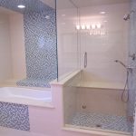 Cute pink bathroom wall tiles design great home interior